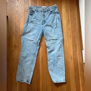 Abercrombie & Fitch Women’s curve love high rise dad jean